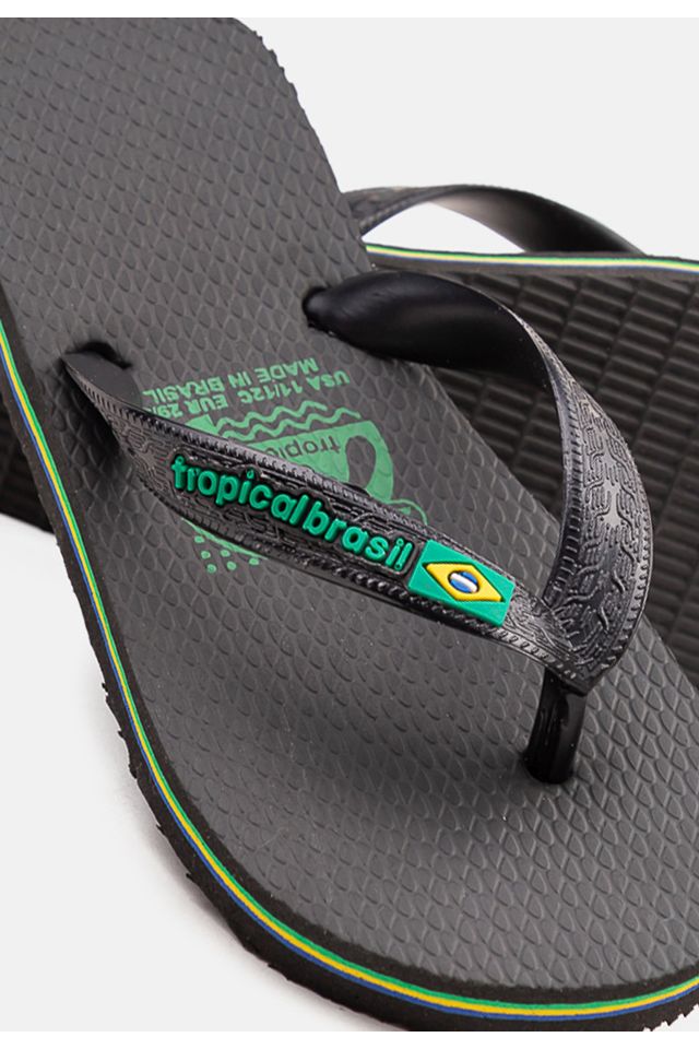 Chinelo-Tropical-Brasil-Brasileiros-Infantil-Preto