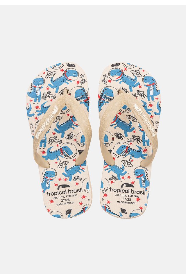Chinelo-Tropical-Brasil-Infantil-Bege