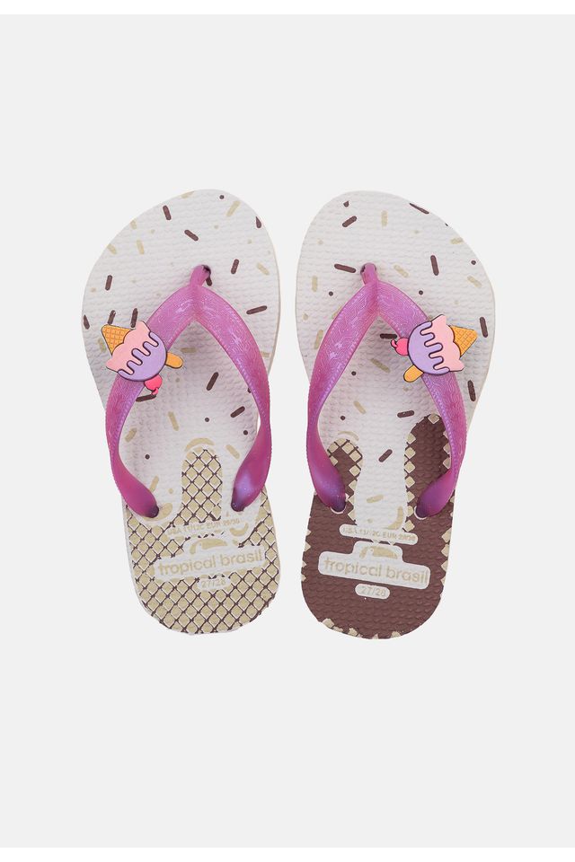 Chinelo-Tropical-Brasil-Infantil-Bege