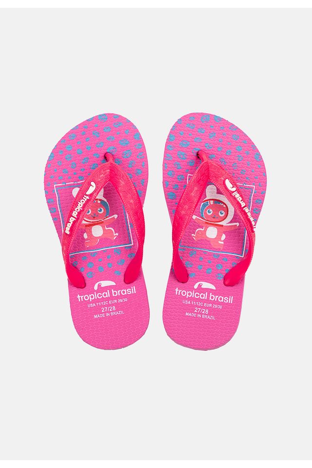 Chinelo-Tropical-Brasil-Infantil-Rosa