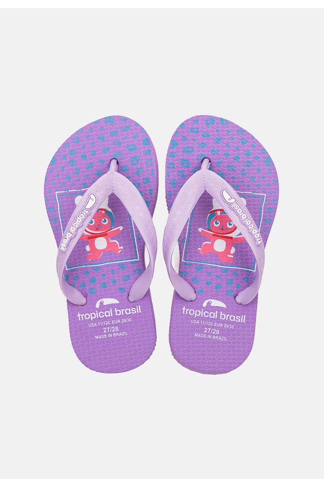 Chinelo-Tropical-Brasil-Infantil-Roxo