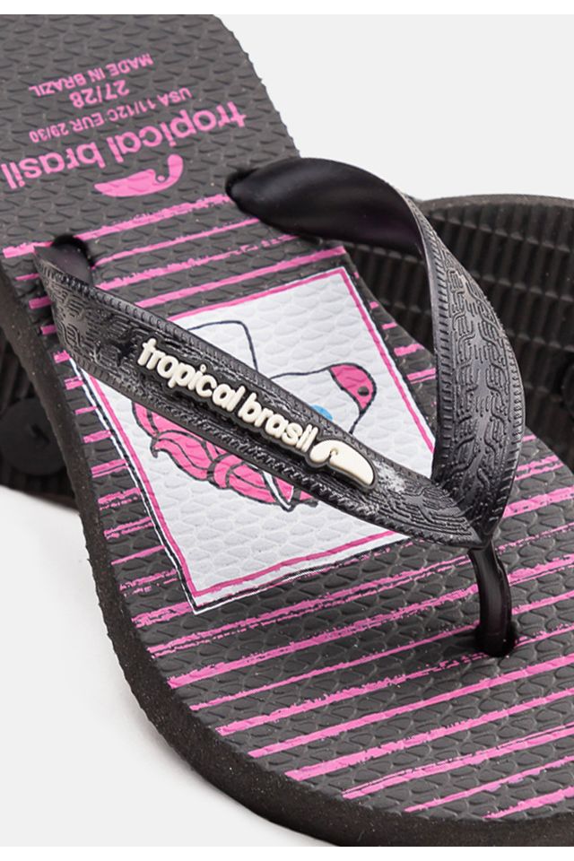 Chinelo-Tropical-Brasil-Infantil-Preto