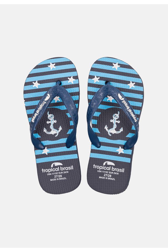 Chinelo-Tropical-Brasil-Infantil-Marinho