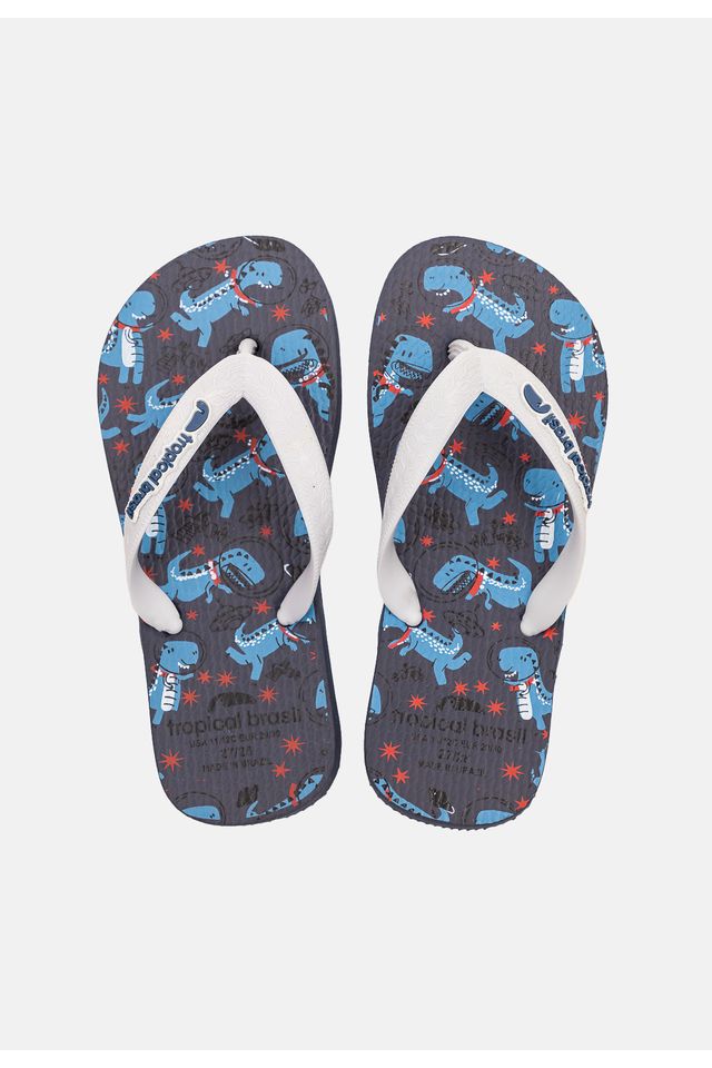 Chinelo-Tropical-Brasil-Infantil-Azul-Marinho