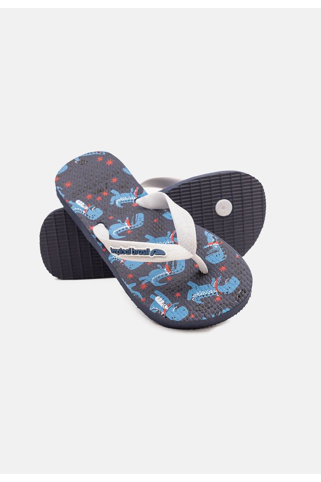 Chinelo-Tropical-Brasil-Infantil-Azul-Marinho