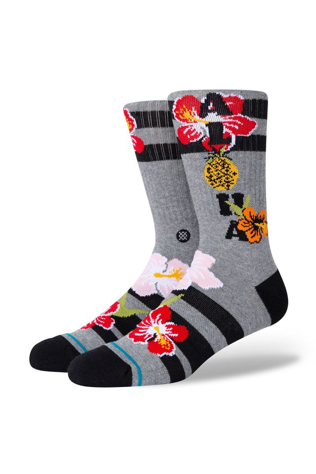 Meia-Stance-Aloha-Hibiscus-Mescla
