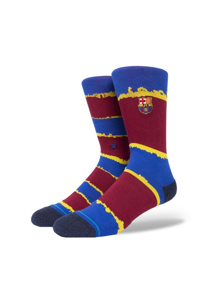Meia-Stance-FCB-Stripe---Barcelona-Vermelha