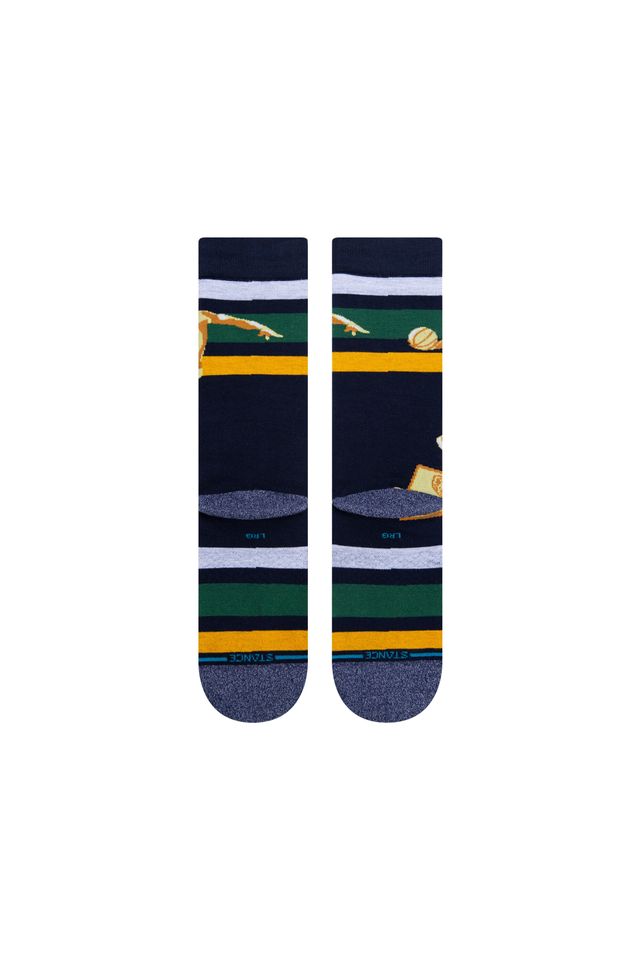 Meia-Stance-Spida-Dunk-Azul-Marinho