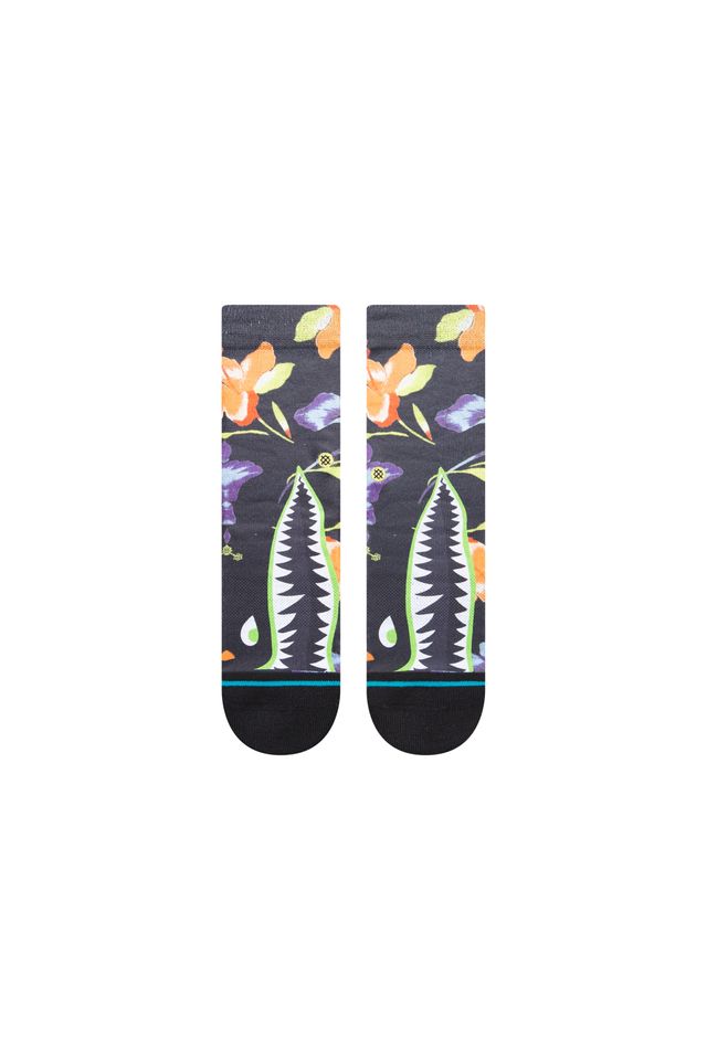 Meia-Stance-Fleurbird-Kids-Preta