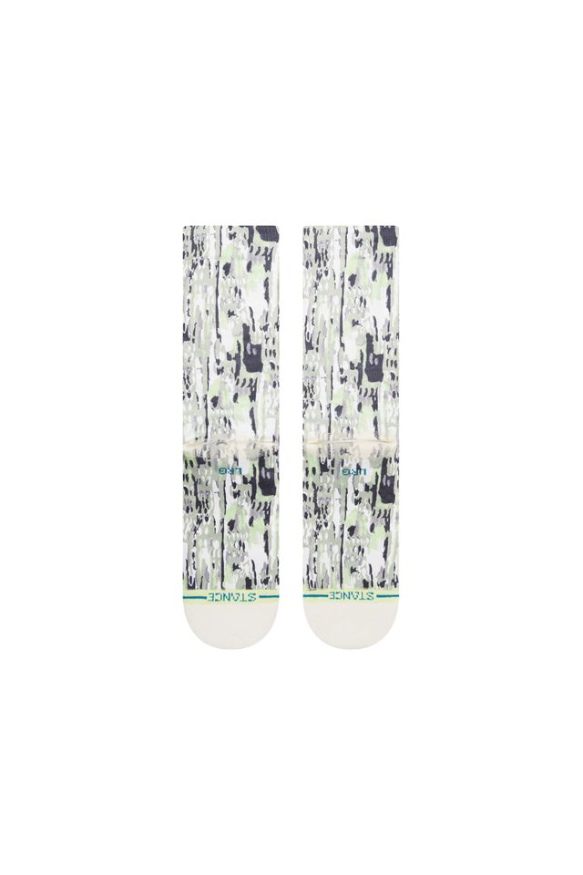 Meia-Stance-Fluage-Crew-Verde-Mescla