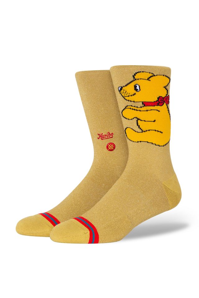 Meia-Stance-Collab-Haribo-Gummiebear-Amarela