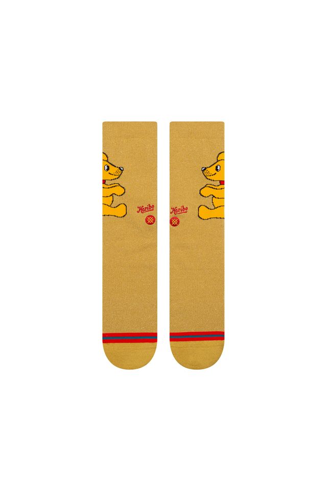 Meia-Stance-Collab-Haribo-Gummiebear-Amarela