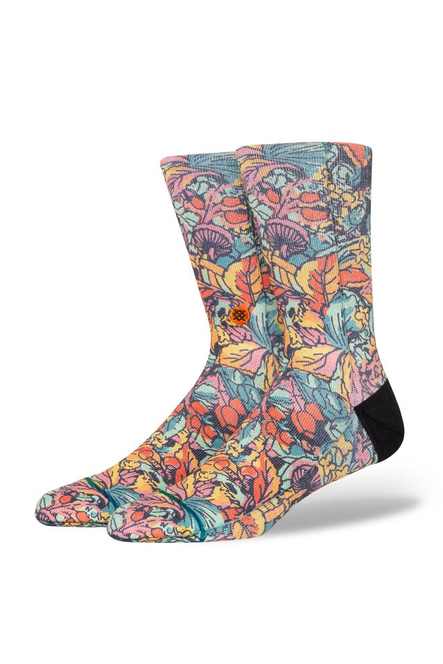 Meia-Stance-Whipple-Bottom-Crew-Laranja