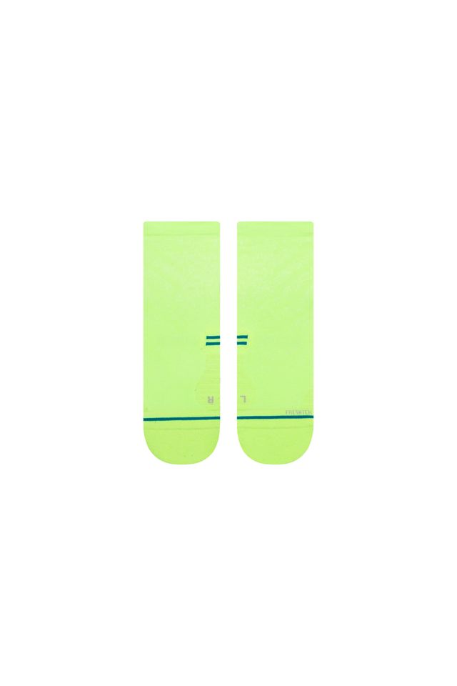 Meia-Stance-Run-Light-Quarter-Verde-Limao