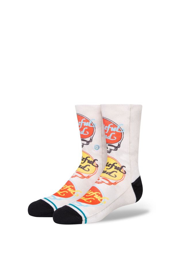 Meia-Stance-Dead-Head-Kids-Off-White
