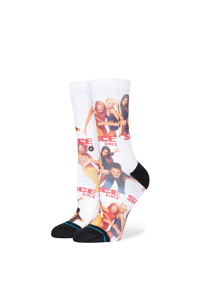 Meia-Stance-Collab-Spice-Girls-Friendship-Never-Ends-Branca