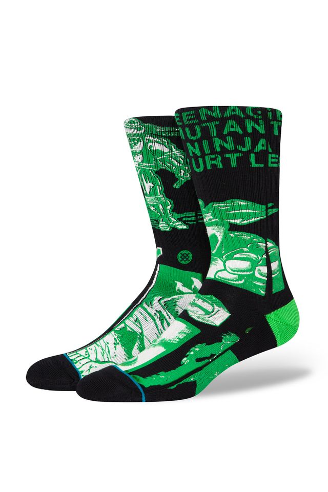 Meia-Stance-Collab-Teenage-mutant-Ninja-Turtles-Preta