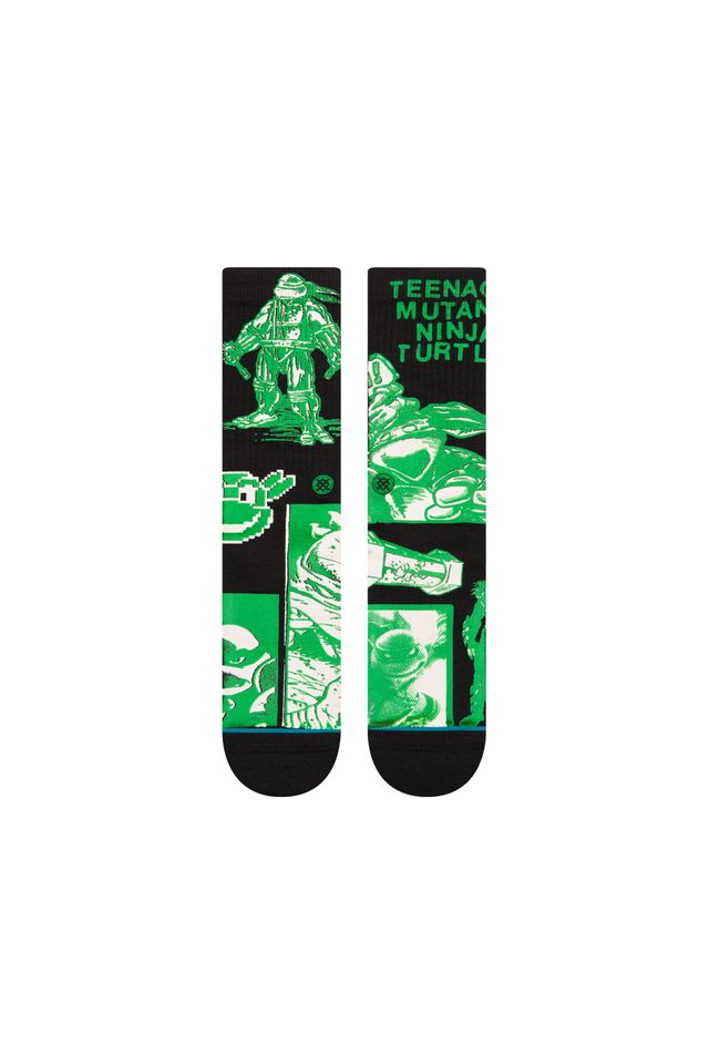 Meia-Stance-Collab-Teenage-mutant-Ninja-Turtles-Preta