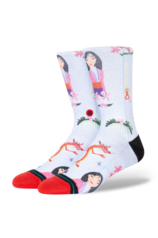 Meia-Stance-Collab-Disney-Mulan-By-Estee-Vermelha