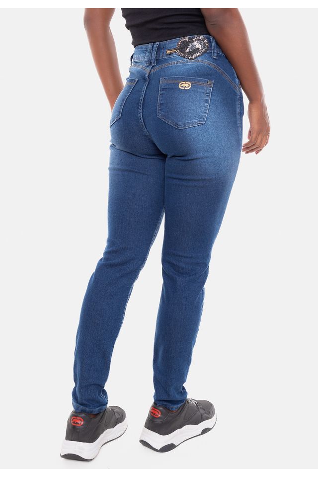 Calca-Ecko-Feminina-Jeans-Skinny-Azul