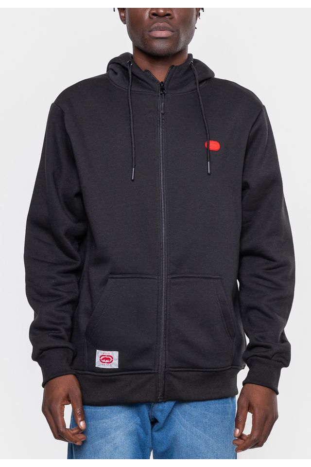 Moletom-Ecko-Fashion-Basic-Aberto-Preto