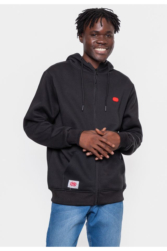 Moletom-Ecko-Fashion-Basic-Aberto-Preto