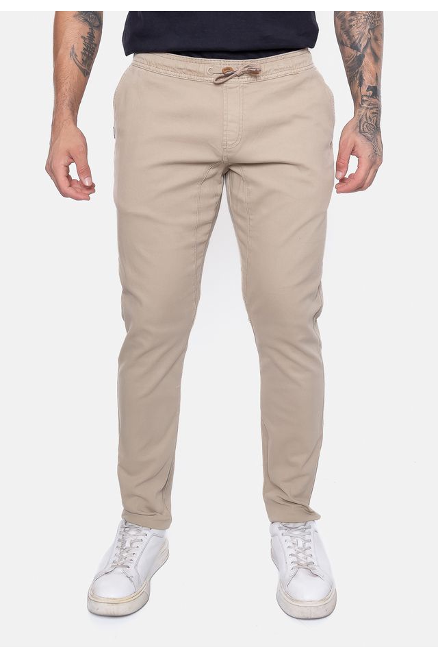Calca-HD-Jogger-Chino-Bege Calca-HD-Jogger-Chino-Bege