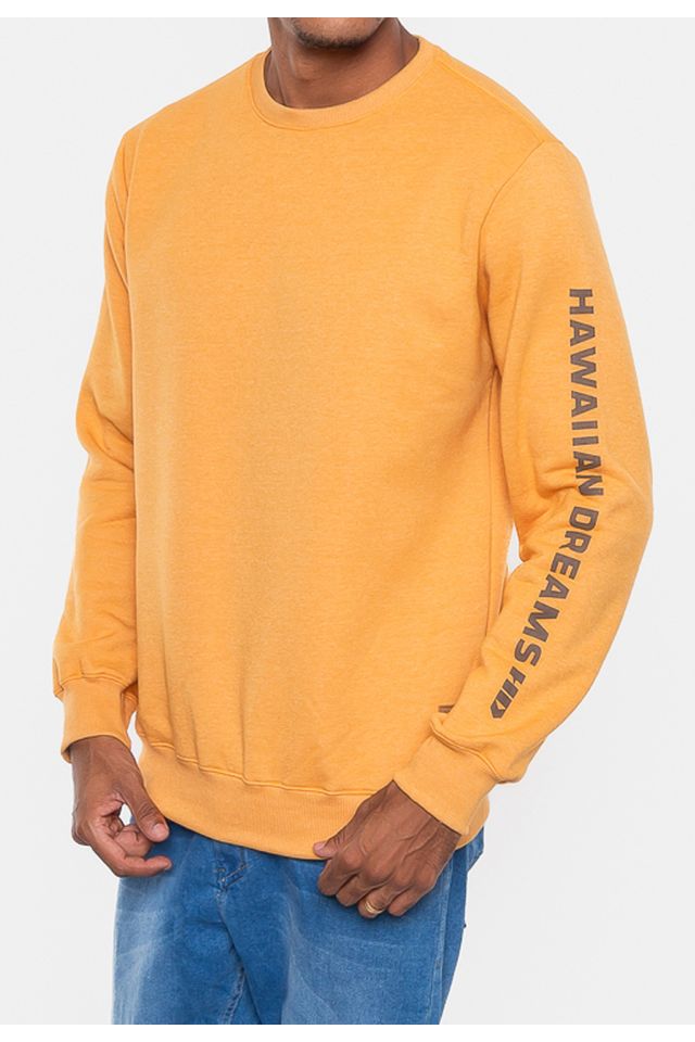Moletom-HD-Masculino-Fashion-Basic-II-Mostarda-Mescla