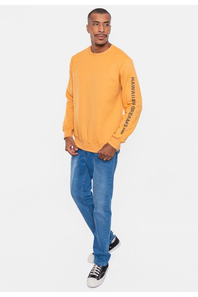 Moletom-HD-Masculino-Fashion-Basic-II-Mostarda-Mescla
