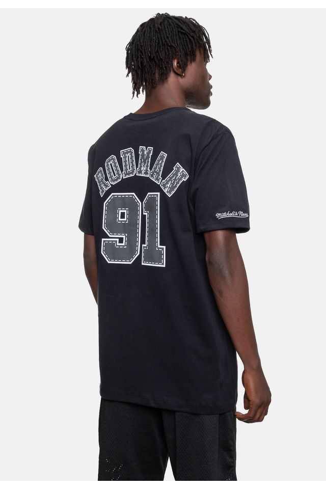 Camiseta-Mitchell---Ness-Estampada-Chicago-Bulls-Preta
