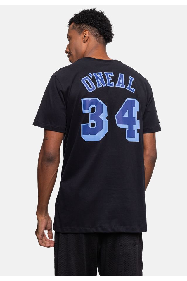 Camiseta-Mitchell---Ness-Los-Angeles-Lakers-Shaquille-O-neal-Preta