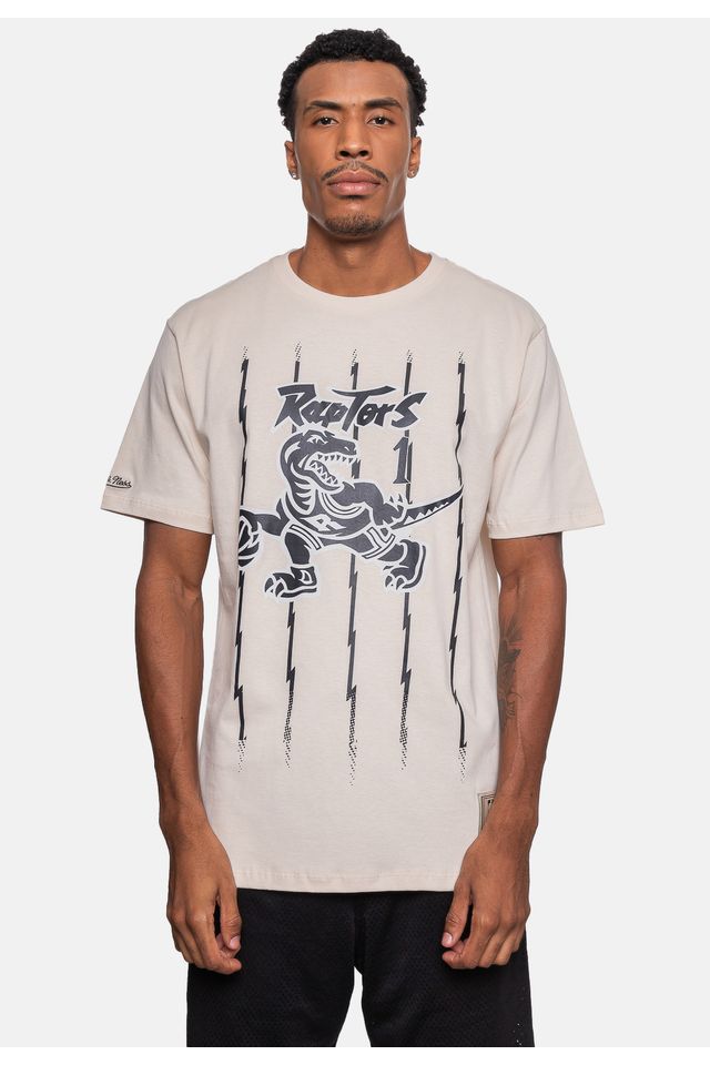 Camiseta-Mitchell---Ness-Especial-Toronto-Raptors-Bege
