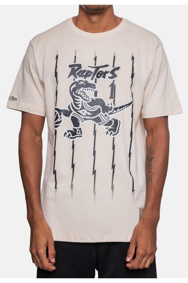 Camiseta-Mitchell---Ness-Especial-Toronto-Raptors-Bege