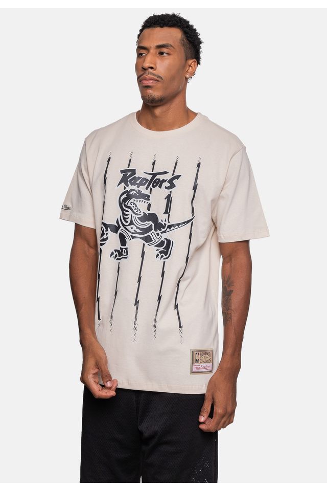 Camiseta-Mitchell---Ness-Especial-Toronto-Raptors-Bege