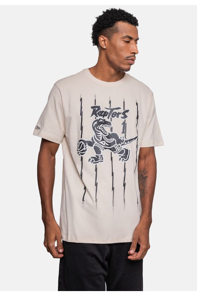 Camiseta-Mitchell---Ness-Especial-Toronto-Raptors-Bege
