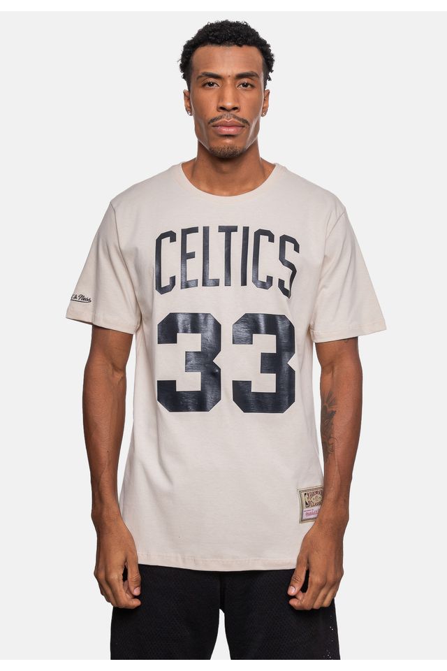 Camiseta-Mitchell---Ness-Especial-Boston-Celtics-Bege