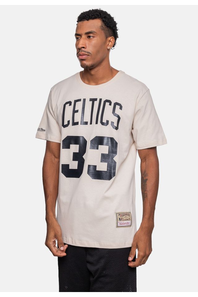 Camiseta-Mitchell---Ness-Especial-Boston-Celtics-Bege
