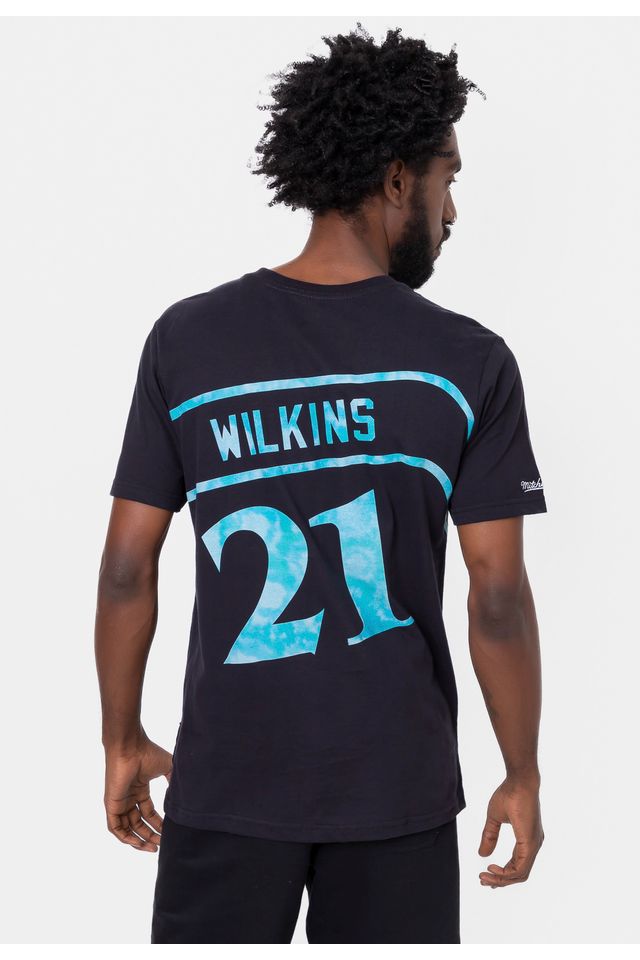 Camiseta-Mitchell---Ness-Tie-Dye-Black-Atlanta-Hawks-Preta