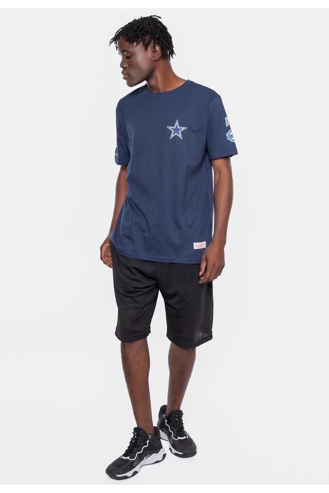 Camiseta-Mitchell---Ness-Masculina-NFL-Superbowl-Champ-Dallas-Cowboys-Azul-Marinho