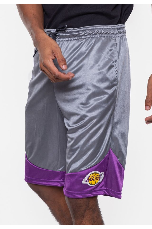 Bermuda-NBA-Sintetica-Los-Angeles-Lakers-Grafite-Mescla