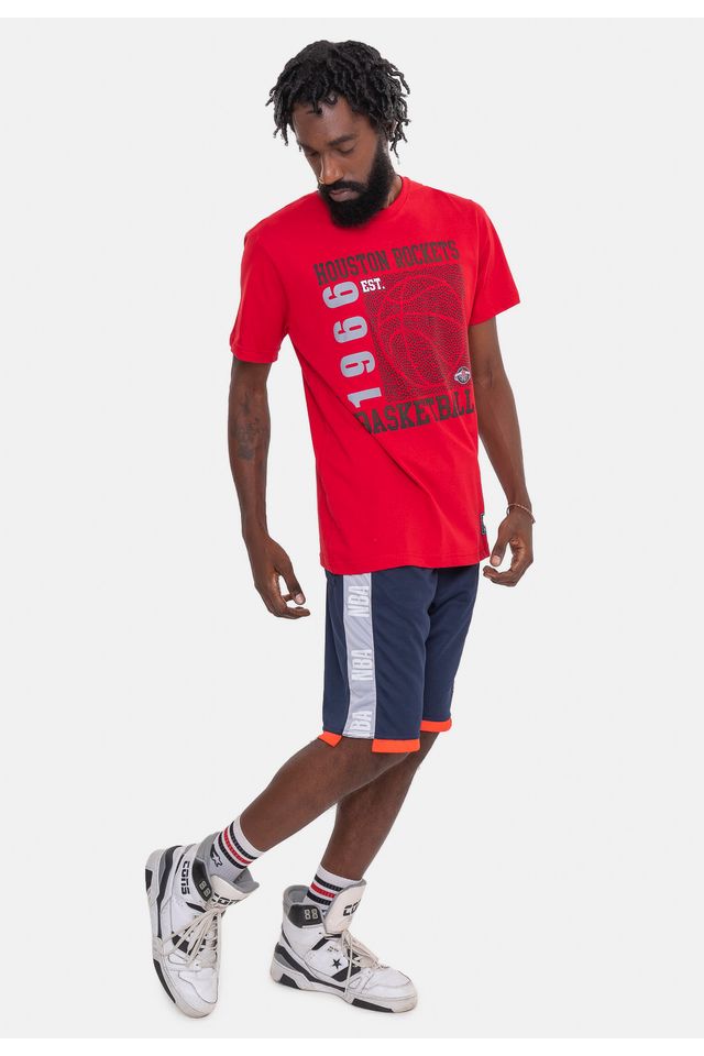 Camiseta-NBA-Since-Time-Houston-Rockets-Vermelha