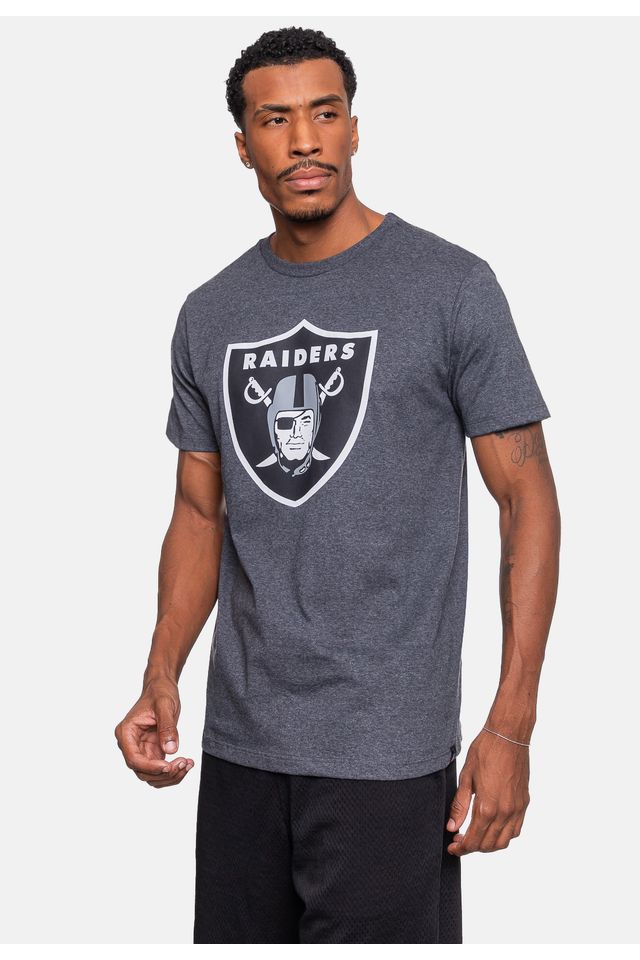 Camiseta-NFL-Las-Vegas-Raiders-Preta-Mescla