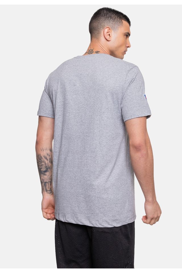 Camiseta-NFL-Masculina-New-England-Patriots-Cinza-Mescla