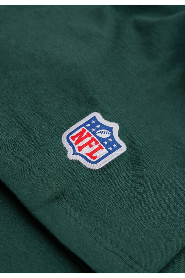 Camiseta-NFL-Juvenil-Philadelphia-Eagles-Logo-Verde-Sea