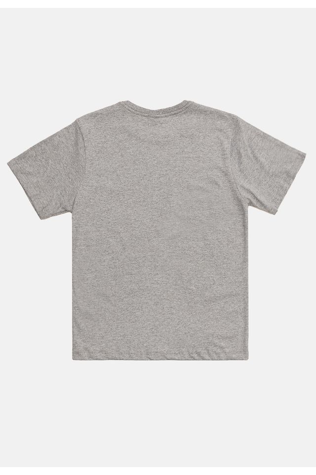 Camiseta-NFL-Juvenil-Philadelphia-Eagles-Logo-Cinza-Mescla
