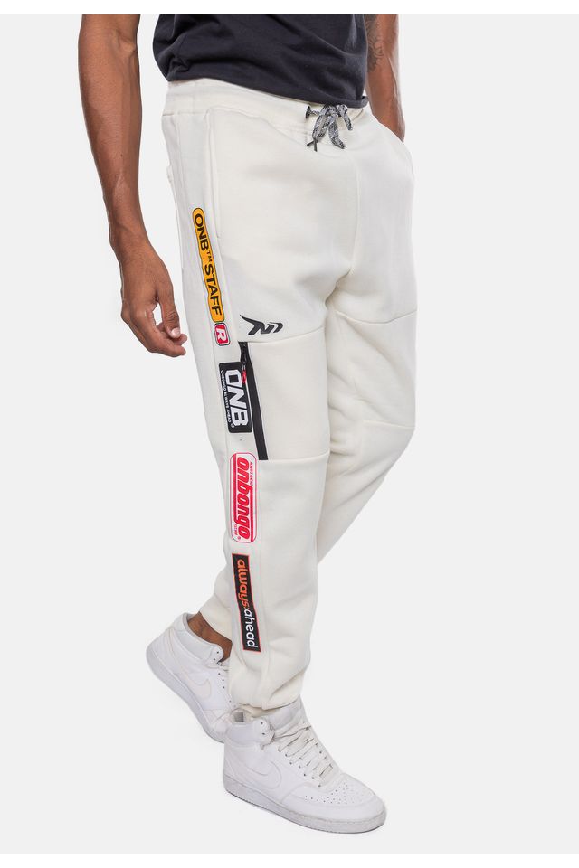 Calca-Onbongo-Moletom-Staff-Off-White Calca-Onbongo-Moletom-Staff-Off-White