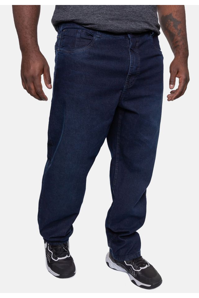 Calca-Onbongo-Jeans-Masculina-Slim-Plus-Size-Azul-Escuro