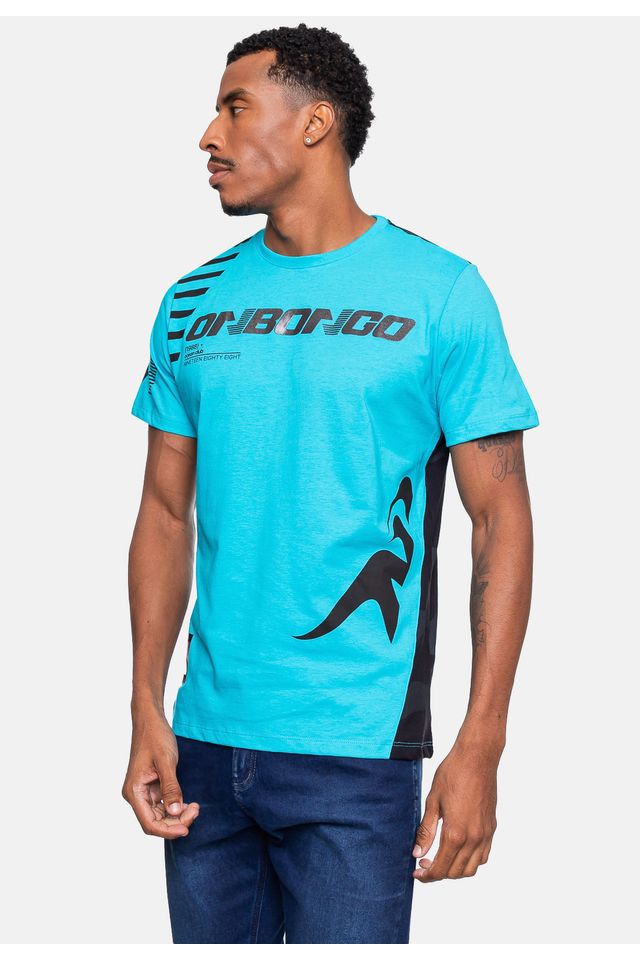 Camiseta-Onbongo-Masculina-Ocean-Azul-Turquesa