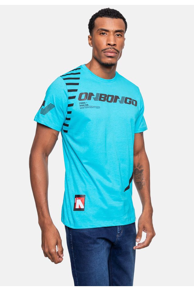 Camiseta-Onbongo-Masculina-Ocean-Azul-Turquesa