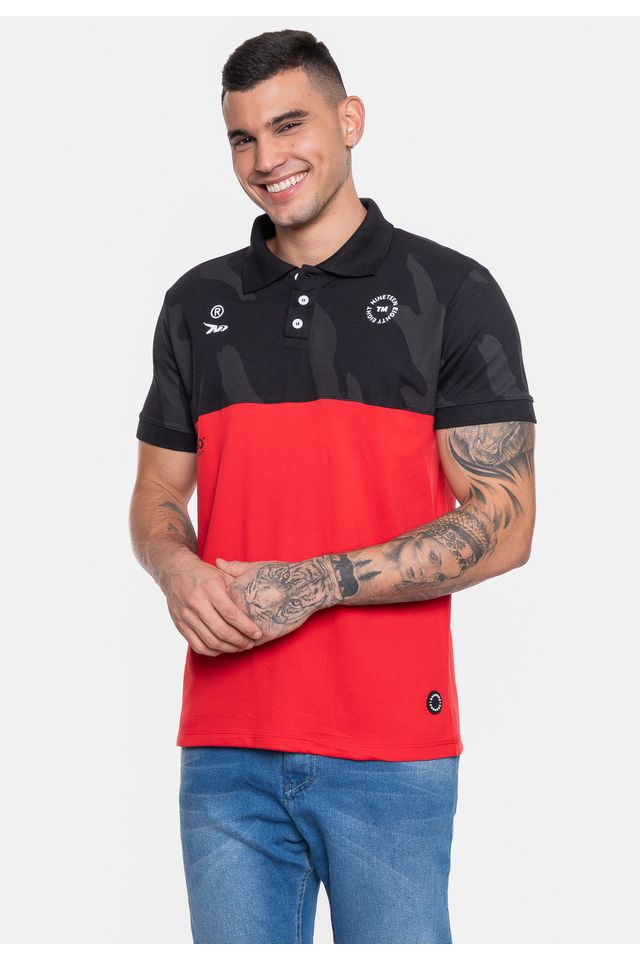 Camisa-Onbongo-Polo-Piquet-Masculina-TM-Vermelha